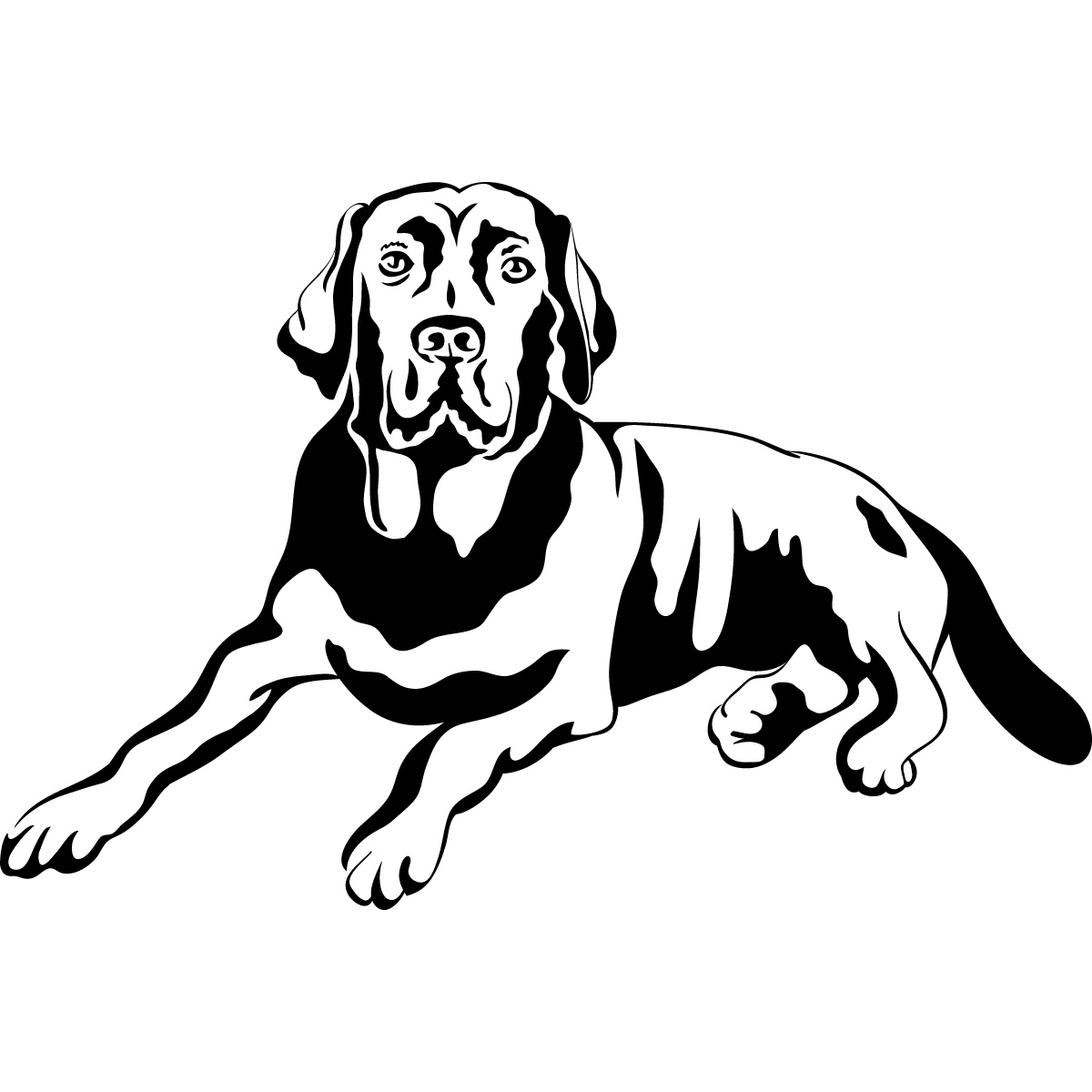 lab dog coloring pages - photo #27