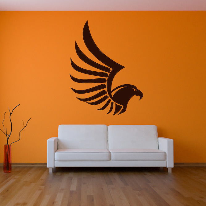 Eagle Spread Wings Print Wall Art Sticker Wall Decals Transfers | eBay