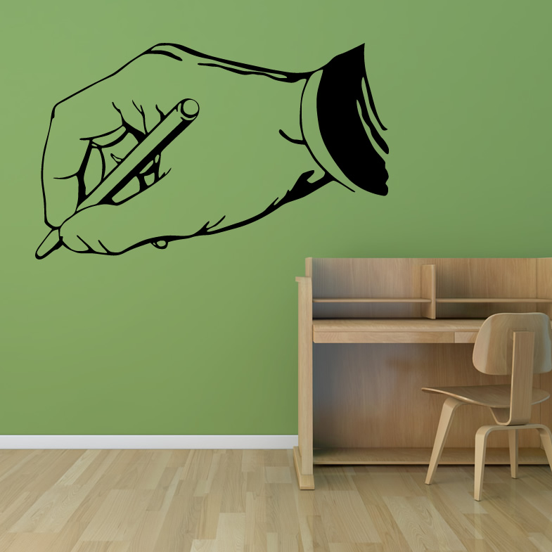 Hand Writing Office Wall Art Sticker Wall Decal  Transfers - Picture 1 of 1