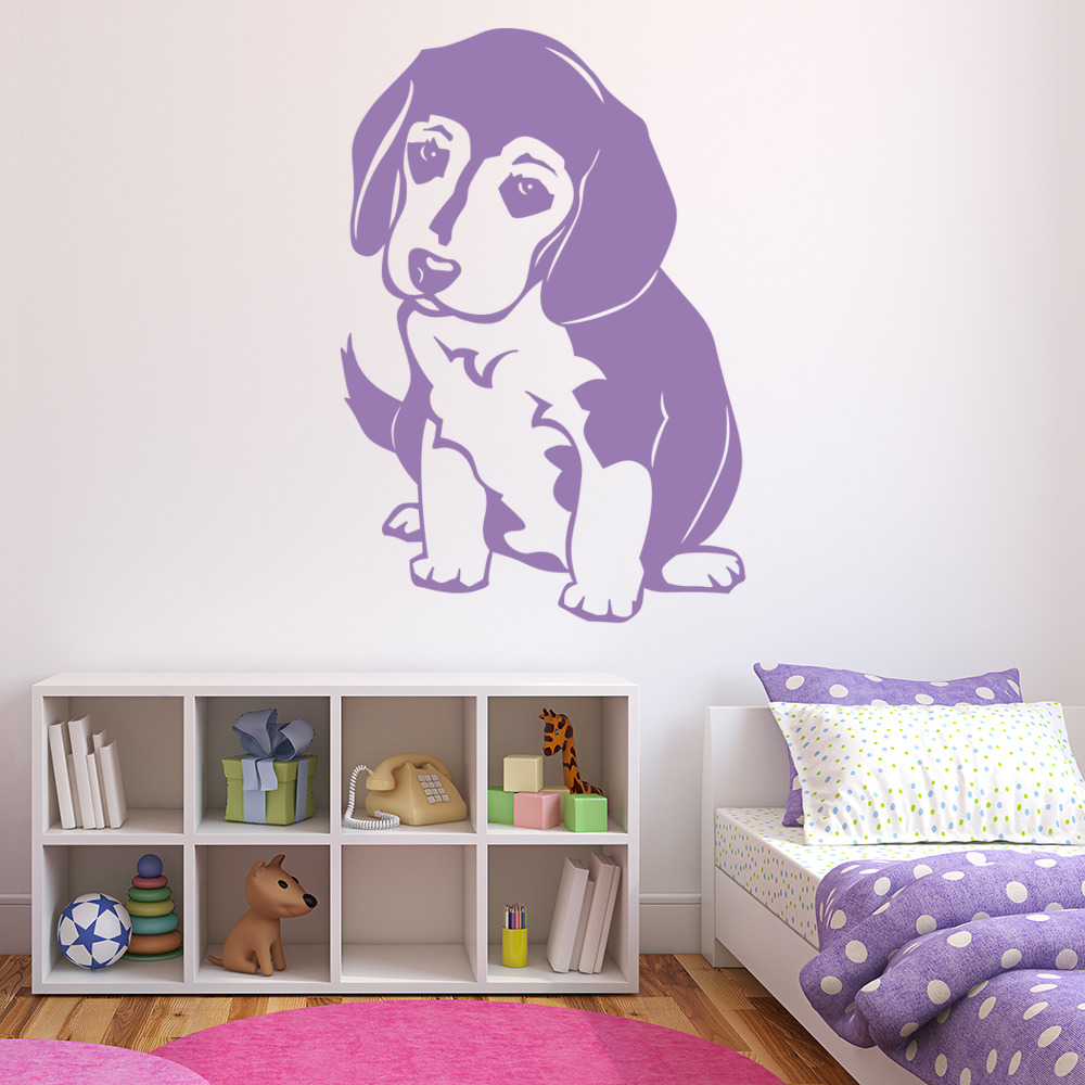 Beagle Puppy Wall Sticker Dog Wall Art