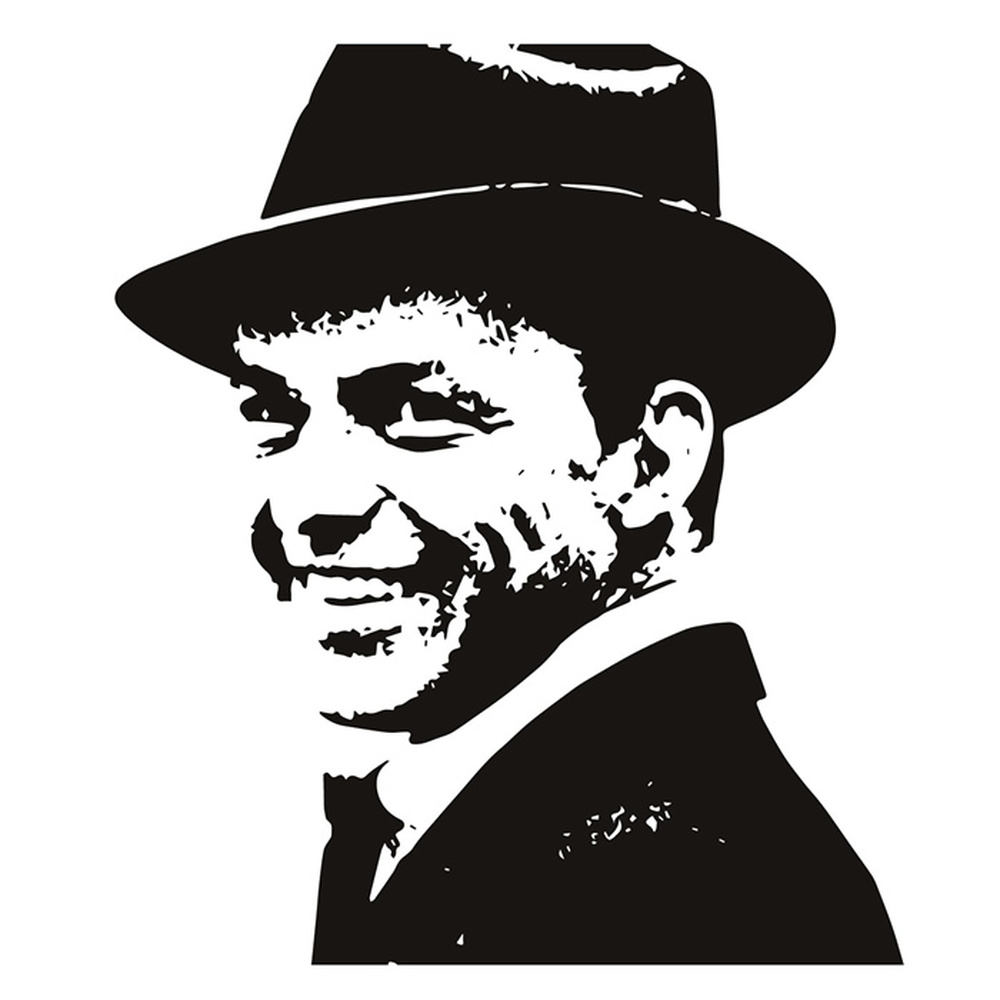 Frank Sinatra Wall Decal Art Iconic Wall Sticker gallery image