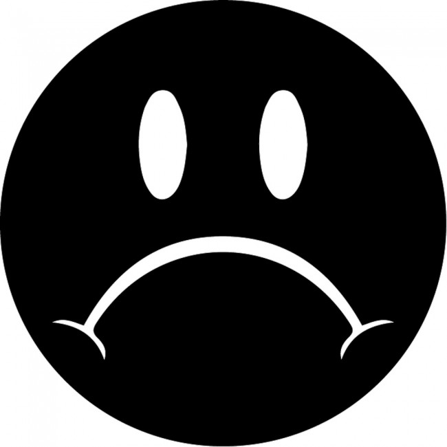 Sad Face Wall Sticker Creative Multi Pack Wall Decal Art