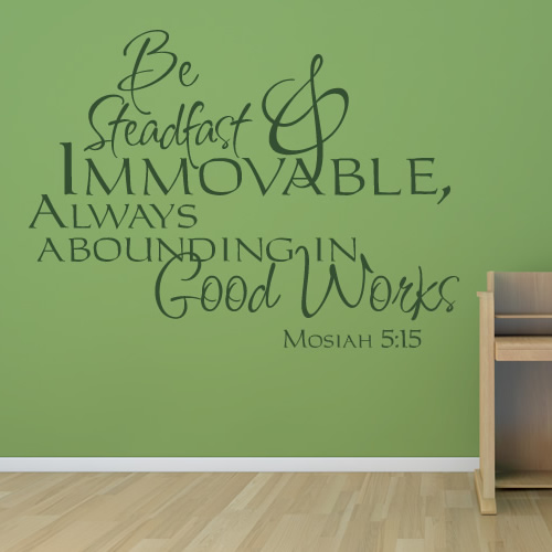 Steadfast And Immovable