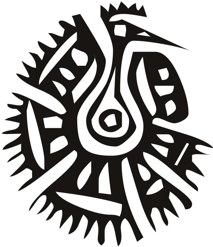 aztec art bird