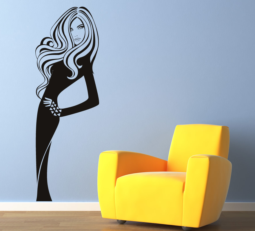 Sexy Woman stood Up People Wall Art Stickers Transfers | eBay