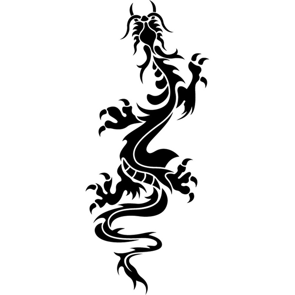 Oriental Climbing Dragon Wall Sticker Dragon Wall Art