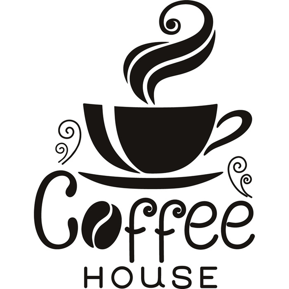 Coffee House Cup Wall Sticker Coffee Wall Decal Art | eBay