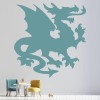 Welsh Dragon Fantasy Monster Wall Sticker