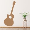 Acoustic Silhouette Musical Notes & Instruments Wall Stickers Music Home Decals