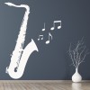 Jazz Music Saxophone Wall Sticker
