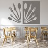 Knife Fork Spoon Kitchen Wall Sticker