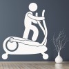 Gym Cross Trainer Wall Sticker