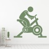 Exercise Bike Athletics Fitness Wall Sticker