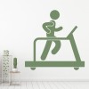 Gym Fitness Treadmill Wall Sticker