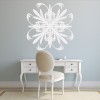 Symmetrical Leaf Headboard Wall Sticker