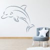Simple Dolphin Under The Sea Wall Sticker