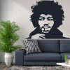 Jimi Hendrix Rock Musician Wall Sticker