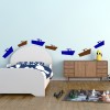 Boat Sailing Transport Wall Sticker Pack
