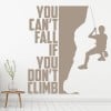You Can't Fall Inspirational Quote Wall Sticker