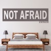 Not Afraid Eminem Song Lyrics Wall Sticker