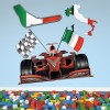 Formula Race Car Italy Wall Sticker