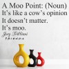 A Moo Point Joey Friends Quote Wall Sticker