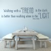 A Friend In The Dark Helen Keller Quote Wall Sticker