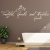 Be Truthful Inspirational Gandhi Quote Wall Sticker