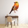 Orange Bird Wall Sticker