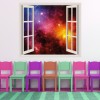 Galaxy Cosmos Space 3D Window Wall Sticker