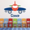 Personalised Name Airplane Wall Sticker