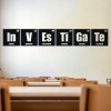 Investigate Periodic Table Science Classroom Wall Sticker