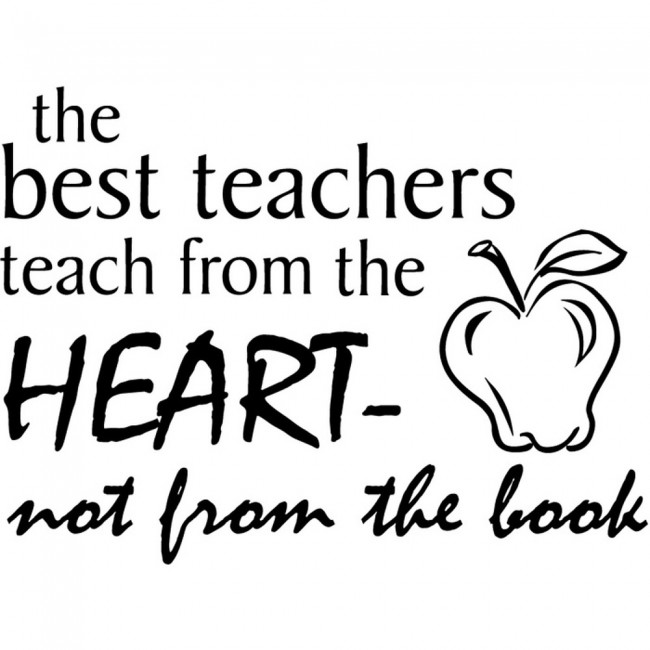 Download The Best Teachers Quote Wall Sticker