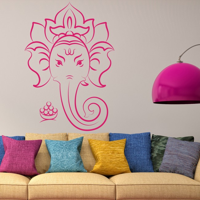 Ganesha Elephant Wall Sticker