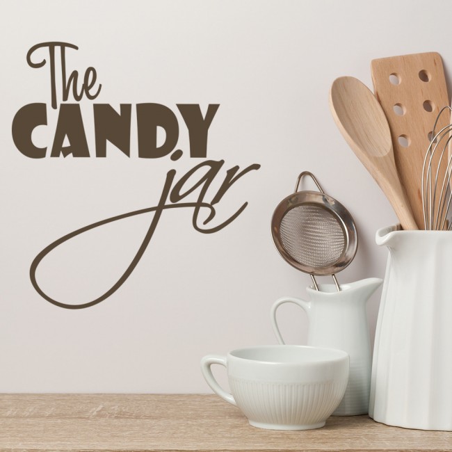 Download The Candy Jar Kitchen Quote Wall Sticker