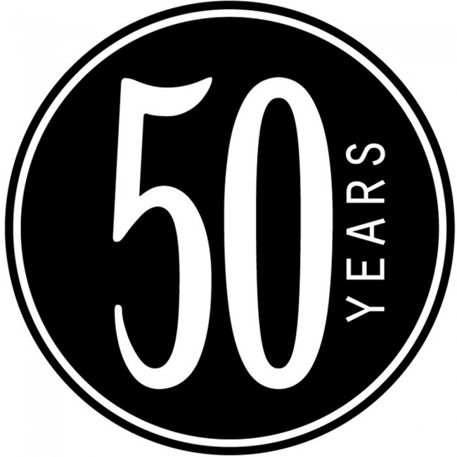 50th Birthday Badge Novelty Party Wall Sticker