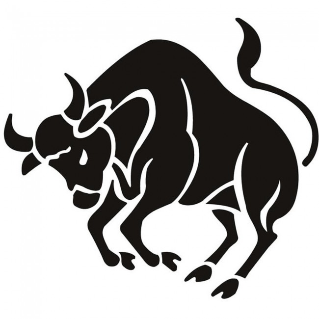 Taurus Bull Zodiac Sign Wall Sticker