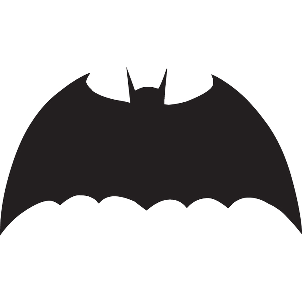 Batman Logo Silhouette Wall Sticker Creative Multi Pack Wall Decal Art