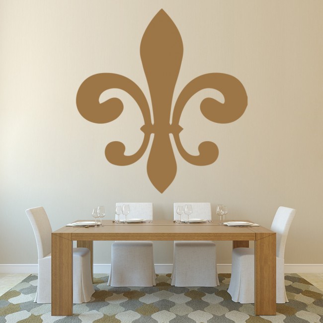 Fleur De Lis Tile Wall Sticker 8391