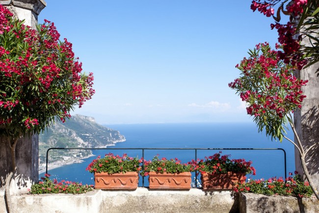 Amalfi Coast Landscape Wall Mural Wallpaper
