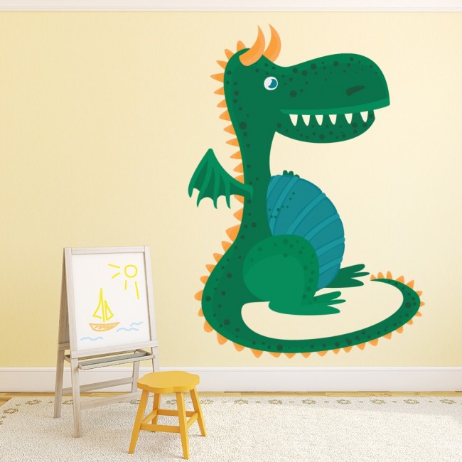 Green Dragon Wall Sticker