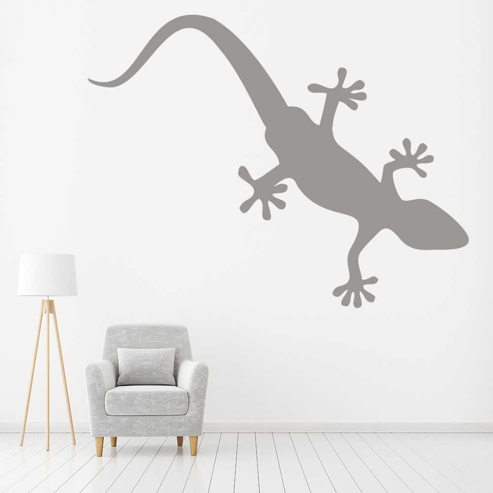 Gecko Lizard Wall Sticker Reptile Animals Wall Decal Boys Bedroom Home ... - WS 18496 01