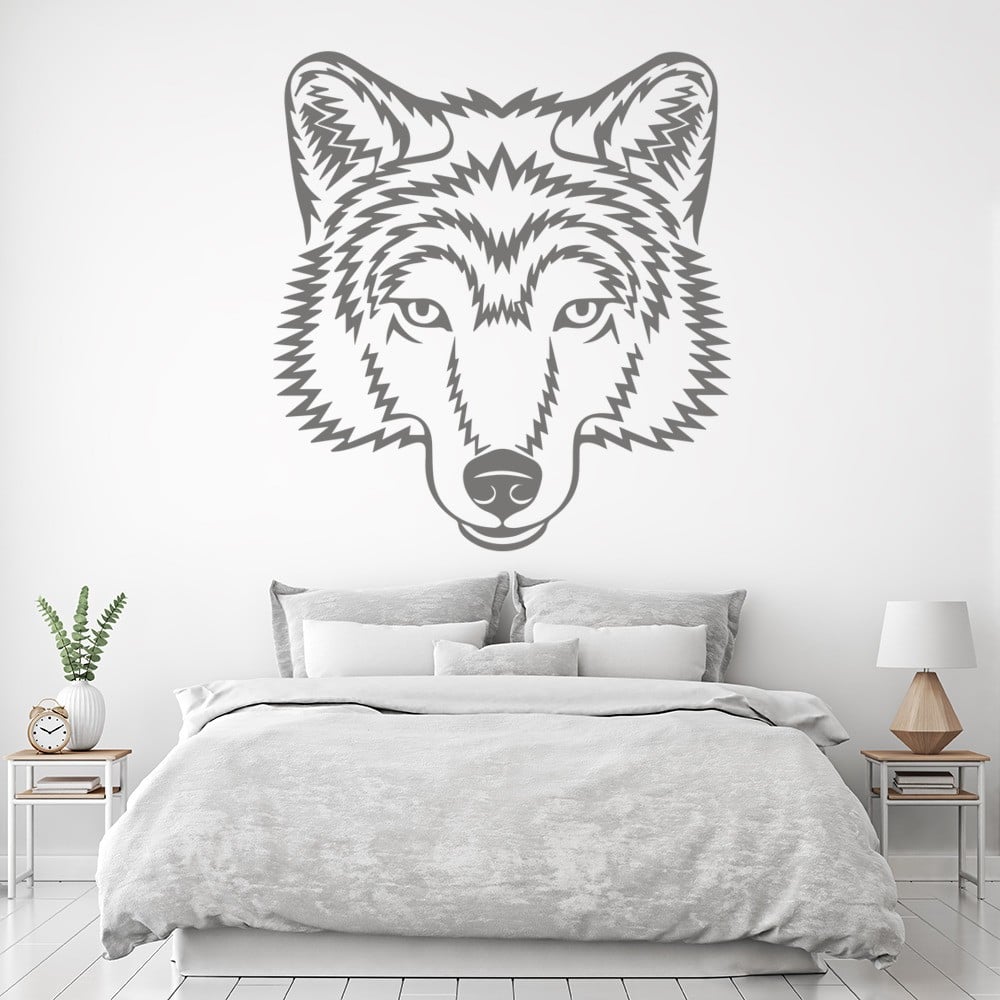 Wolf Head Wild Animals Wall Sticker