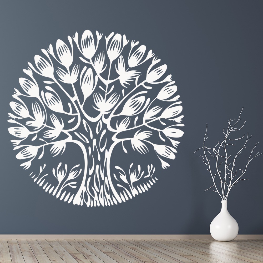 Circular Tree Wall Stickers Nature Wall Art