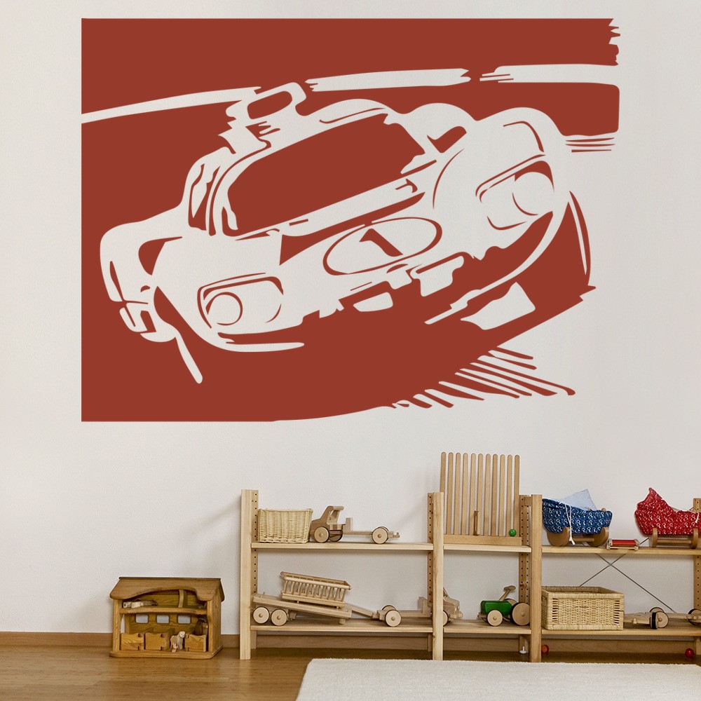 F1 Grand Prix Race Sports Car Wall Sticker