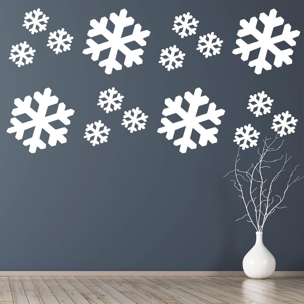 Christmas Snowflake Wall Sticker Pack