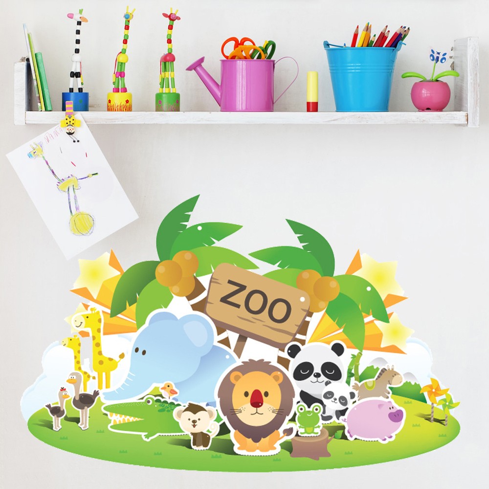 Zoo Animals Wall Sticker