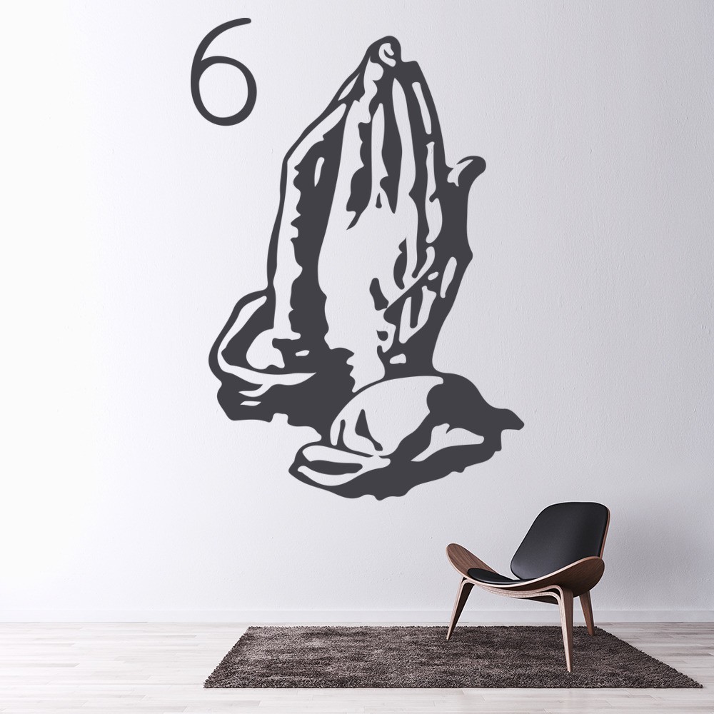 Drake 6 God Drake Album Title Wall Sticker