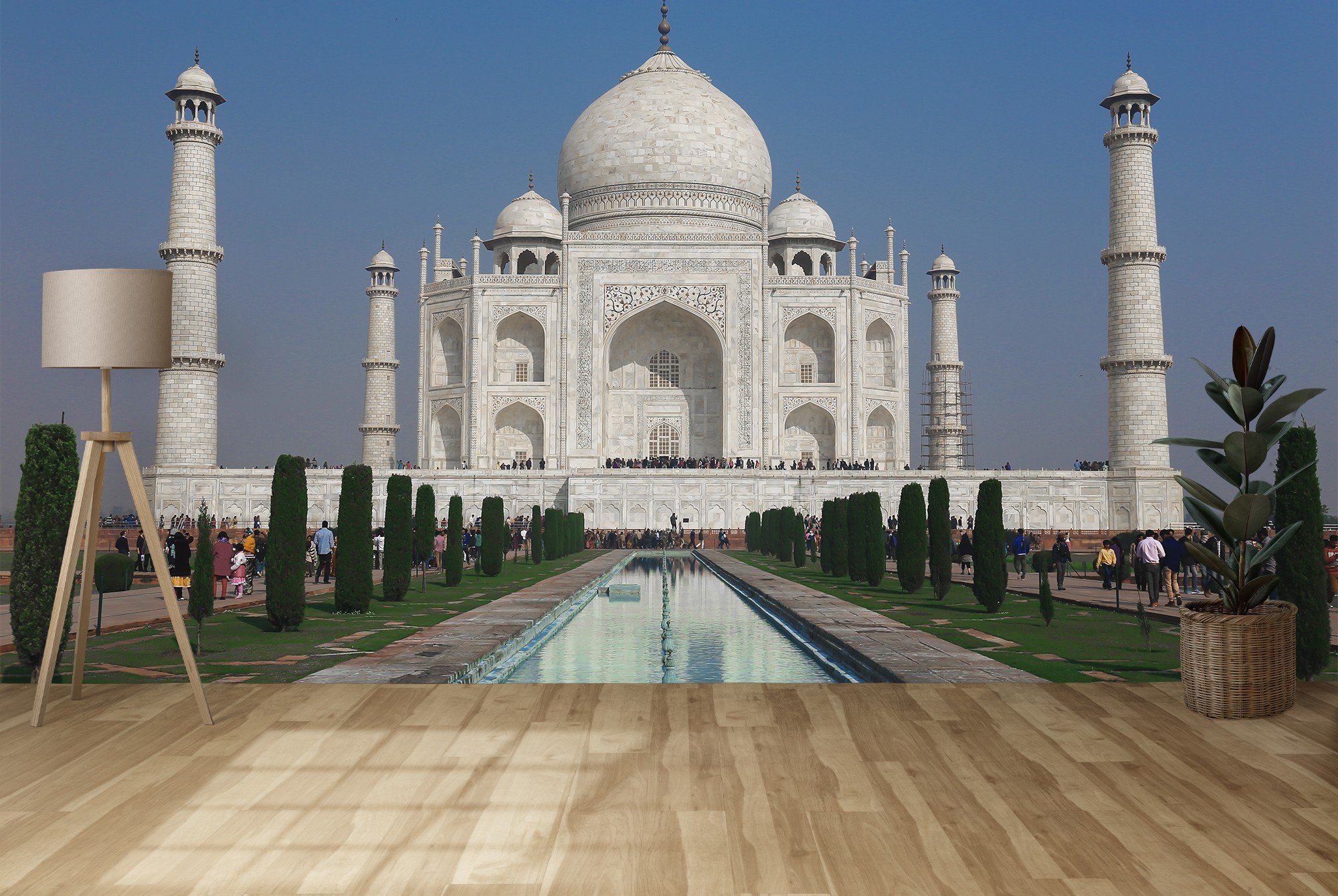 Taj Mahal India Wall Mural Wallpaper