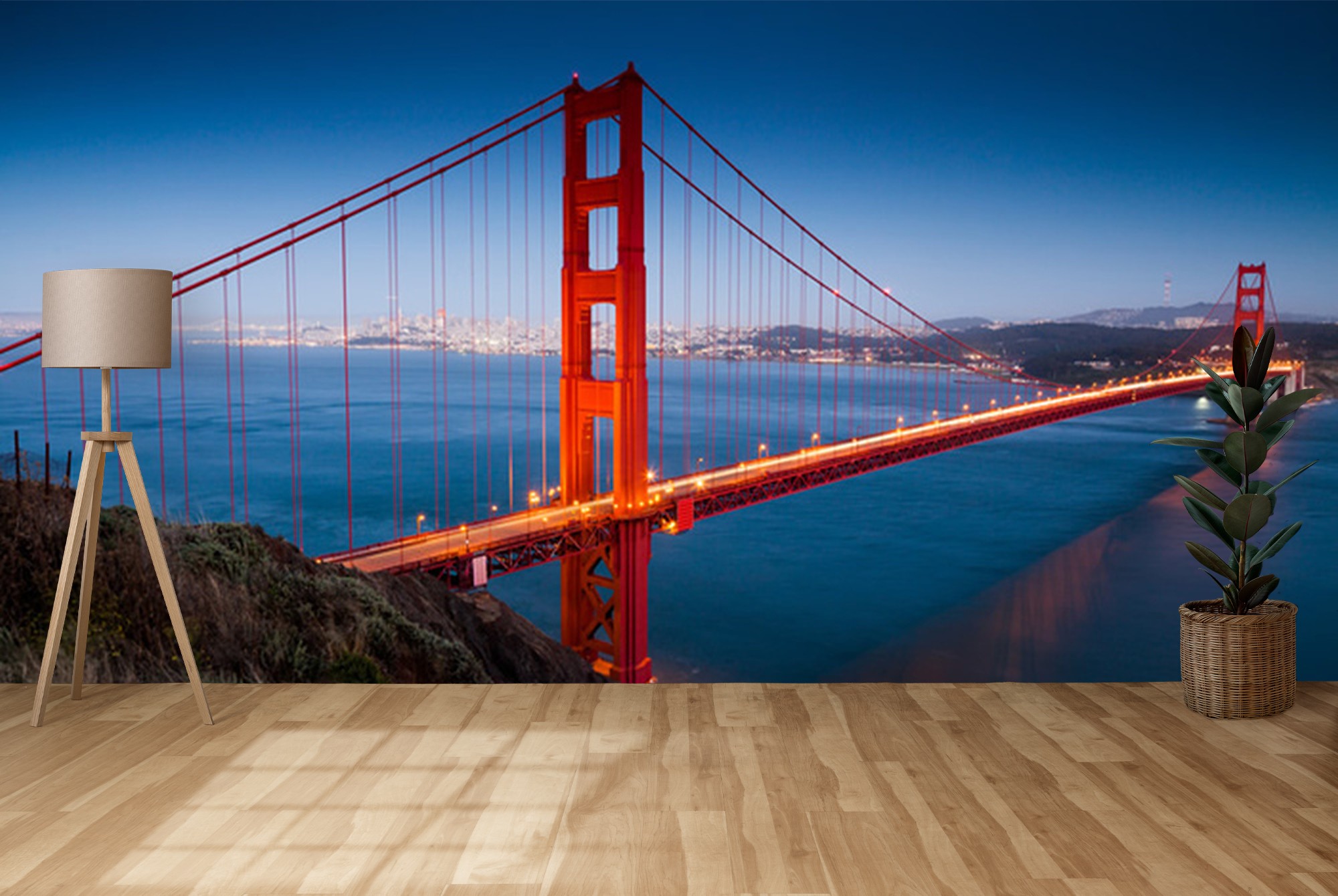 Golden Gate Bridge Wall Mural Wallpaper